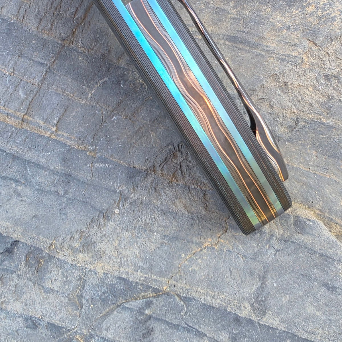 Kiba-Apex No. 1 custom folding knife by Larevo Customs, additional view