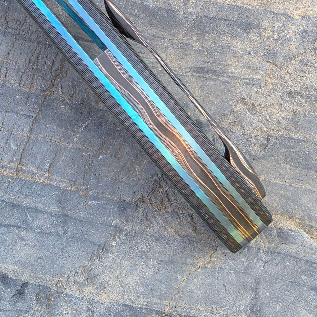 Kiba-Apex No. 1 custom folding knife by Larevo Customs, additional view