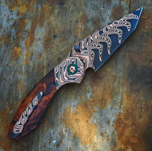 Apex Molten Mirage is a Custom Handcrafted Tactical Gear for Collectors, Outdoor & Camping Use