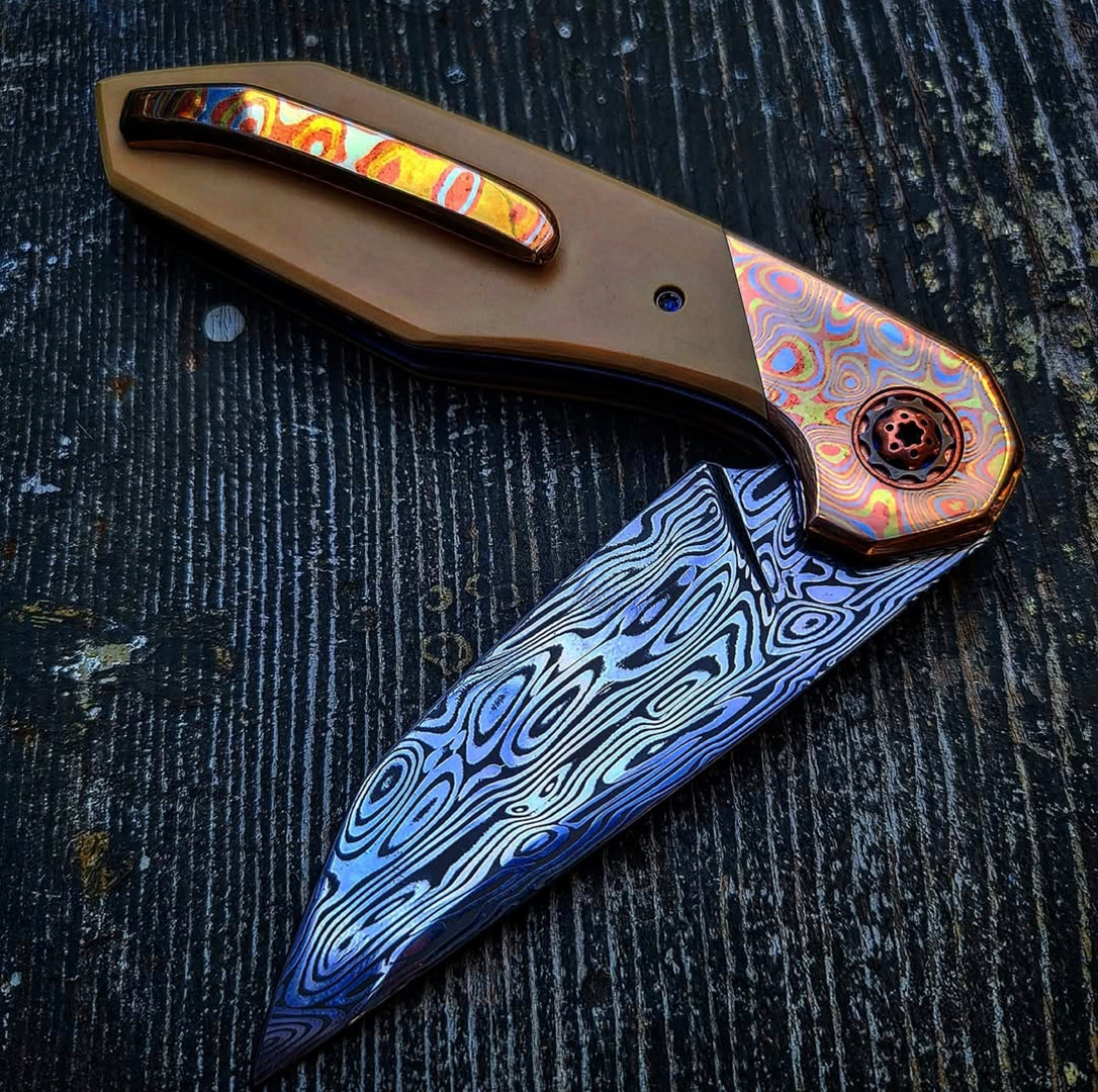 Laterus Bronze Flame is a Custom Handcrafted Tactical Gear for Collectors, Outdoor & Camping Use