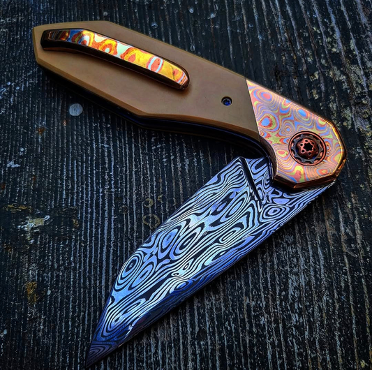 Laterus Bronze Flame is a Custom Handcrafted Tactical Gear for Collectors, Outdoor & Camping Use