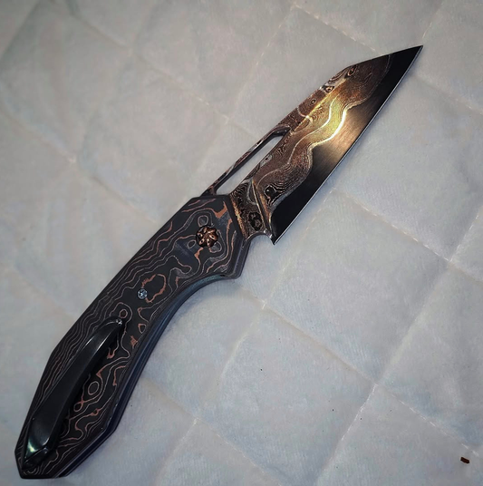 Vertex Bronze Tempest is a Custom Handcrafted Tactical Gear for Collectors, Outdoor & Camping Use