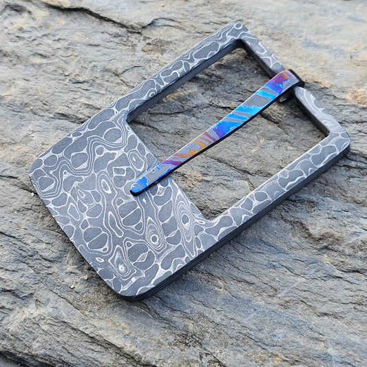 Custom handcrafted belt buckle – artisan EDC