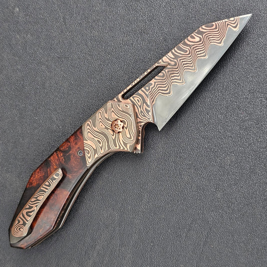 Vertex Golden Mirage is a Custom Handcrafted Tactical Gear for Collectors, Outdoor & Camping Use