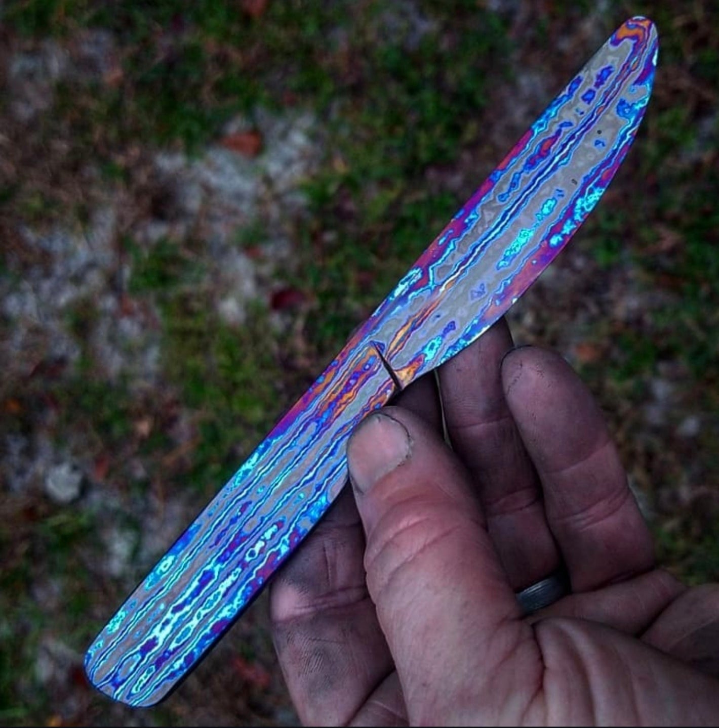 Butter Knife - Black Timascus Edition