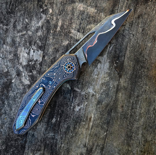 Vertex Ironwave is a Custom handmade collectible knife - Survival Knife for Outdoor & Camping Use