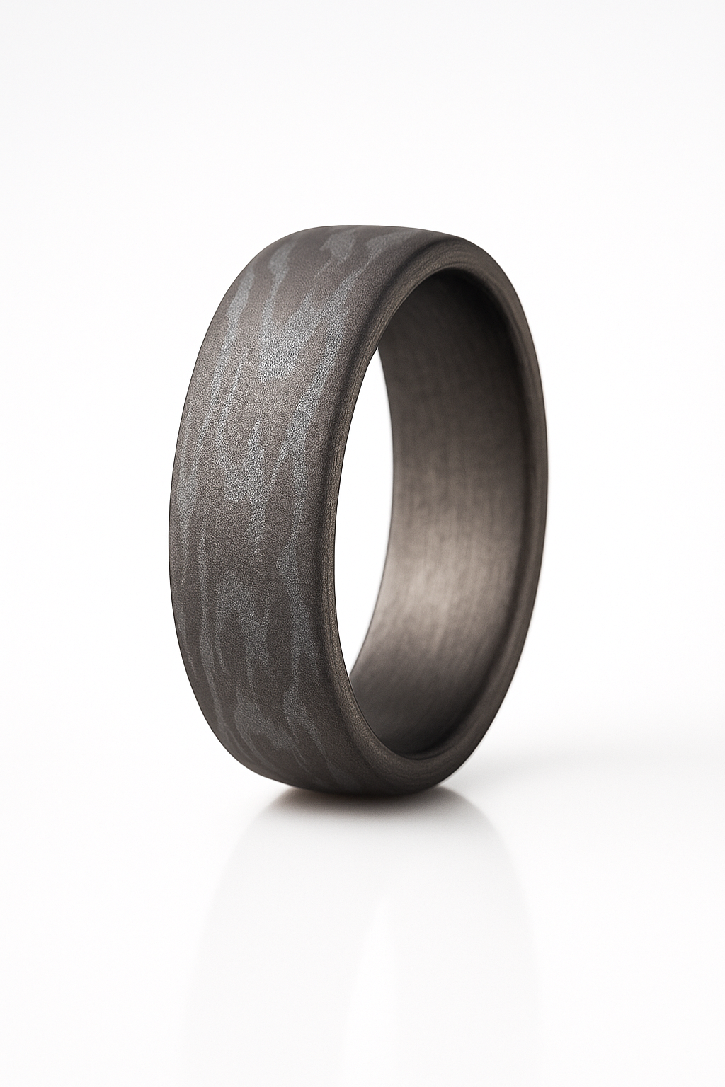 Damascus Midnight Forge is a custom handcrafted ring, unique jewelry for collectors, special occasions, and everyday wear