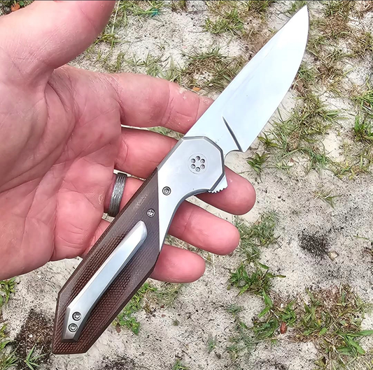 Laterus Silverline Flipper is a Custom Handcrafted Tactical Gear for Collectors, Outdoor & Camping Use